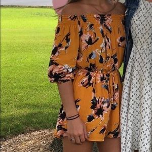 Yellow romper